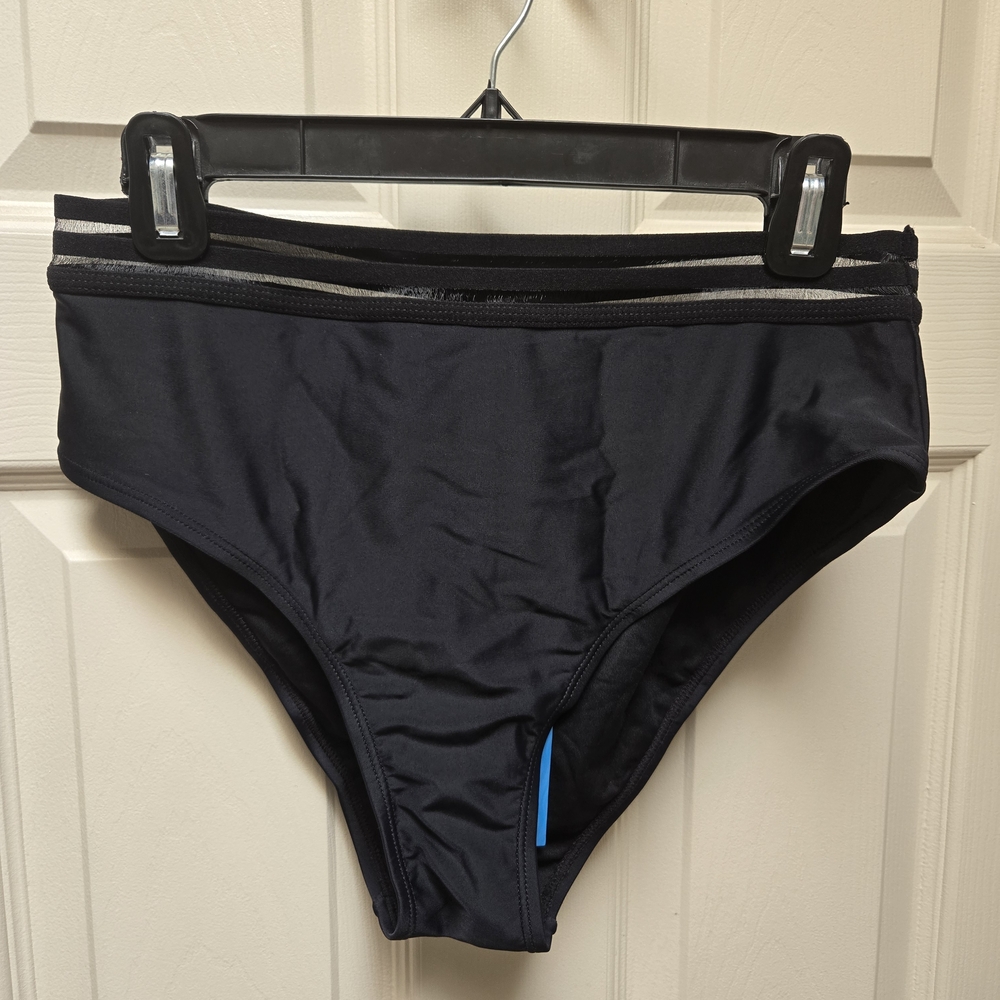 NWT Cupshe Black Bikini Bottoms (No Top), Medium